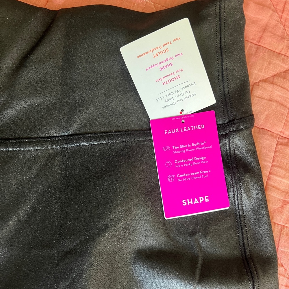 Spanx Faux-leather legging